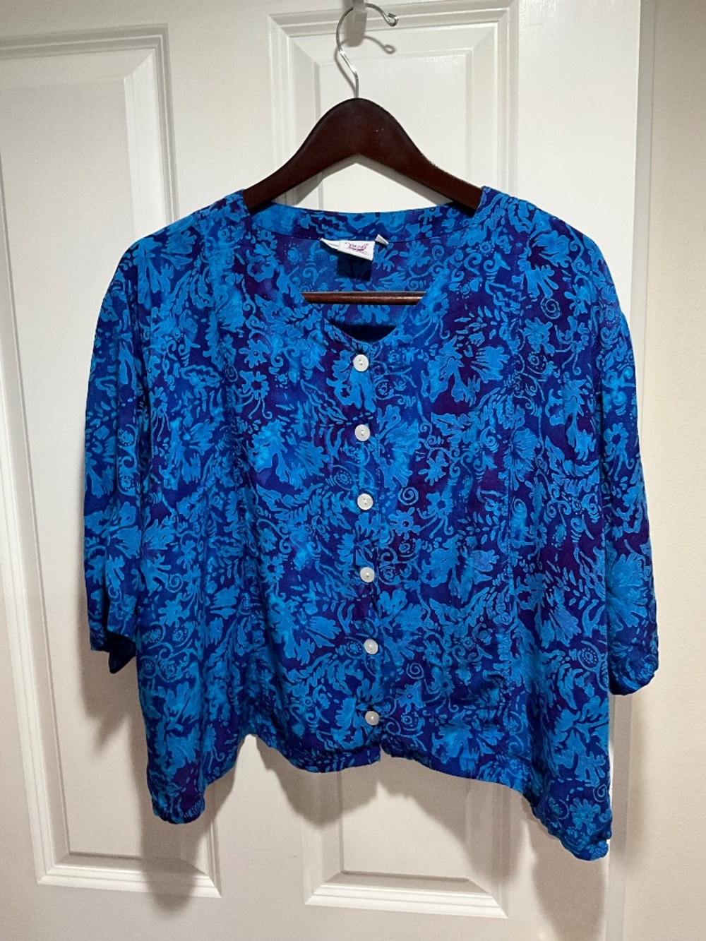 Waist length, Yazdi top, XXL, rayon